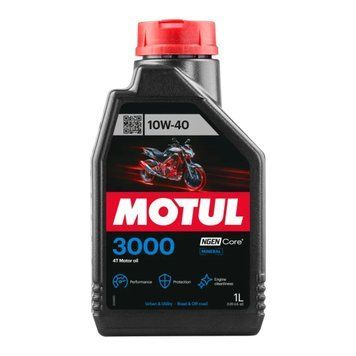 Олива моторна MOTUL 3000 4T SAE 10W40 (1L) 107672 фото