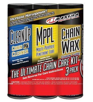 Комплект Maxima Chain Wax Ultimate Chain Care Combo Kit [3-Pack], Universal lube 70-749203 фото