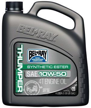 Масло моторное Bel-Ray THUMPER Racing Works Engine Oil [4л], 10w-50 99550-B4LW фото