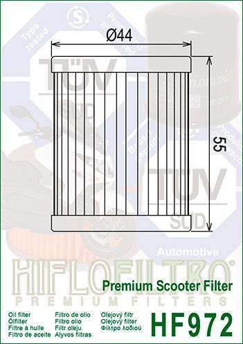 Масляный фильтр HIFLO HF972 HF972 фото