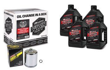 Комплект Maxima V-TWIN TWIN-CAM Quick Change Kit - Syntetic [Chrome], 20w-50 90-119014PC фото