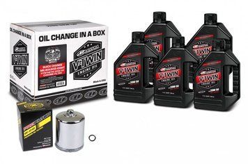 Комплект Maxima V-TWIN MILWAUKEE-EIGHT Quick Change Kit - Syntetic [Chrome], 20w-50 90-129015PC фото