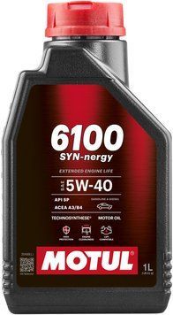 Олива моторна MOTUL 6100 Syn-nergy SAE 5W40 (1L) 112961 фото