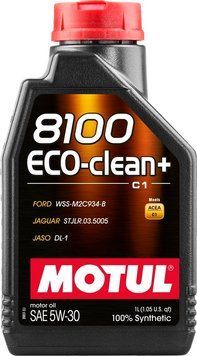 Олива моторна MOTUL 8100 Eco-clean+ SAE 5W30 (1L) 101580 фото
