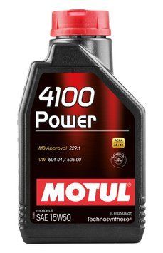 Масло моторное MOTUL 4100 Power SAE 15W50 (1L) 102773 фото