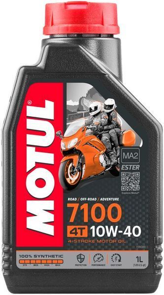 Масло моторне MOTUL 7100 4T SAE 10W40 (1L) 104091 фото