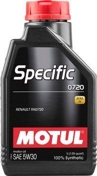 Олива моторна MOTUL Specific 0720 SAE 5W30 (1L) 102208 фото