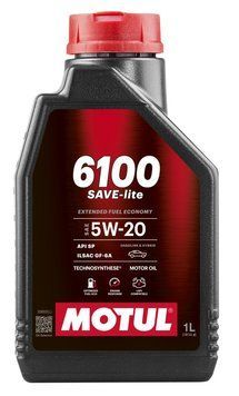 Олива моторна MOTUL 6100 Save-lite SAE 5W20 (1L) 113137 фото