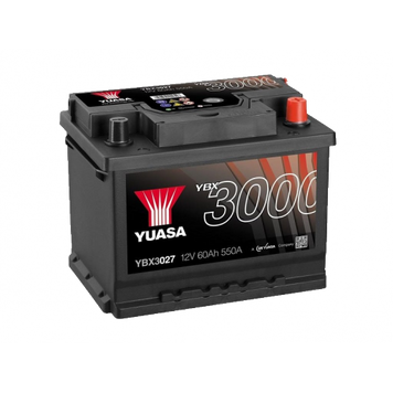 Аккумулятор Yuasa 12V 62Ah SMF Battery YBX3027 (0) YBX3027 фото