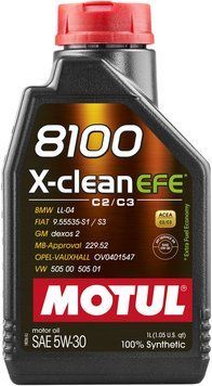 Олива моторна MOTUL 8100 X-clean EFE SAE 5W30 (1L) 109470 фото