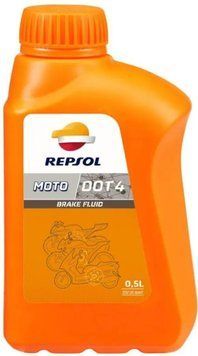 Гальмівна рідина Repsol Moto DOT 4 Brake Fluid, 0,5л RP713A56 фото