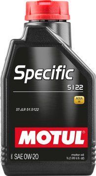 Олива моторна MOTUL Specific 5122 SAE 0W20 (1L) 107304 фото