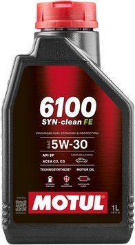 Олива моторна MOTUL 6100 Syn-clean FE SAE 5W30 (1L) 112920 фото