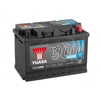 Аккумулятор Yuasa 12V 70Ah AGM Start Stop Plus Battery YBX9096 (0) YBX9096 фото