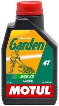 Масло для садової техніки MOTUL Garden 4T SAE 30 (1L) 102787 фото