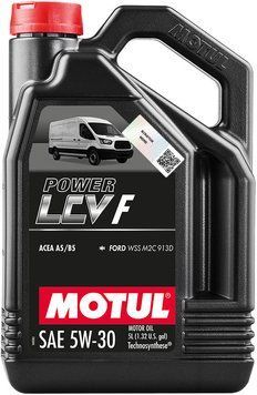 Масло моторное MOTUL Power LCV F SAE 5W30 (5L) 109903 фото