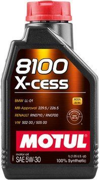 Олива моторна MOTUL 8100 X-cess SAE 5W30 (1L) 108944 фото