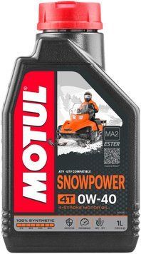Масло для снігоходів MOTUL Snowpower 4T SAE 0W40 (1L) 105891 фото