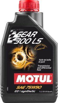 Олива трансмісійна MOTUL Gear 300 LS SAE 75W90 (1L) 105778 фото