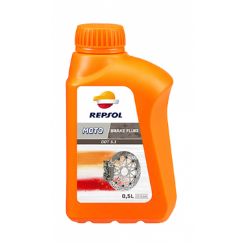 Гальмівна рідина Repsol Moto DOT 5.1 Brake Fluid, 0,5л RP713B56 фото