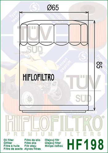 Масляний фільтр HIFLO HF198 HF198 фото